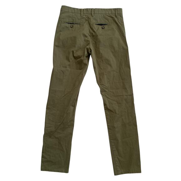 Across The Pond Men's Size 30x32 Slim Fit Stretch Craft & Tradition Chino Pants - Picture 2 of 16